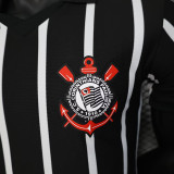 25/26 Corinthians Special Edition Black&White Player Version Fans Soccer Jersey
