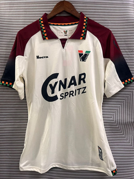 25/26 Venezia FC White Fans Soccer Jersey(CYNAR胸前广告)