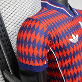 25/26 Bayern Ｇrid Blue& Red Edition Player Version Soccer Jersey