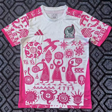 25/26 Mexico Pink Training Shirts#粉色