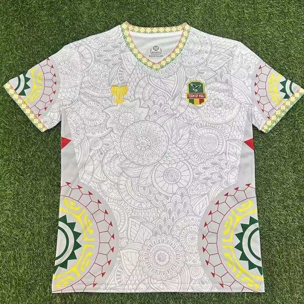 25/26 Mali White Fans Soccer Jersey