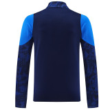 25/26 Marseille Royal Blue Half Pull Tracksuit  (半拉链)