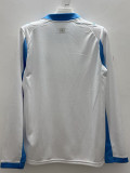 25/26  Marseille Home Long Sleeve Fans Soccer Jersey