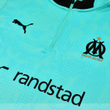25/26 Marseille Green Half Pull Tracksuit  (半拉链)