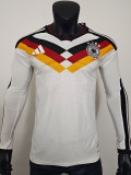 26/27 Germany Home Long Sleeve Player Version Soccer Jersey#带四星