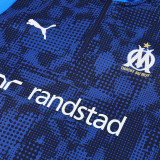 25/26 Marseille Royal Blue Half Pull Tracksuit  (半拉链)