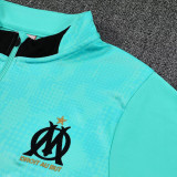 25/26 Marseille Green Half Pull Tracksuit  (半拉链)