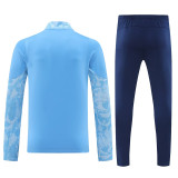 25/26 Man City Sky Printing Half Pull Tracksuit  (半拉链)