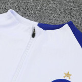 25/26 PSG White Half Pull Tracksuit (半拉链)