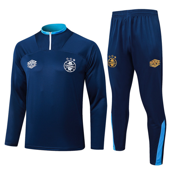 25/26 Gremio Dark Blue Half Pull Tracksuit #B25107 (半拉链)