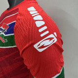25/26 Gambia Red Player Version Soccer Jersey