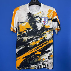 25/26 Japan Yellow Hokage Naruto Fans Soccer Jersey