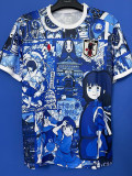 25/26 Japan Blue Spirited Away Fans Soccer Jersey