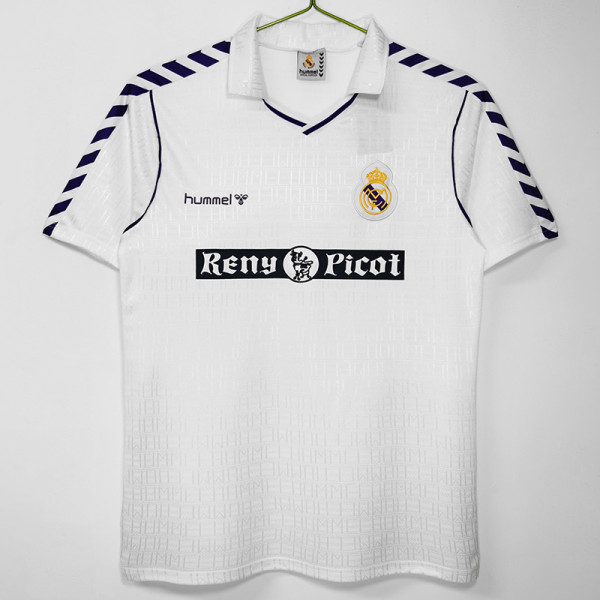 1988/1990 RMA Home Retro Soccer Jersey