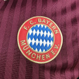 25/26 Bayern Retro Editio Red Player Version Soccer Jersey