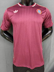 25/26 Bayern Retro Editio Red Player Version Soccer Jersey