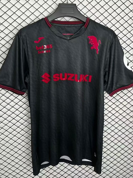 25/26 Torino Commemorative Edition Black Fans Soccer Jersey