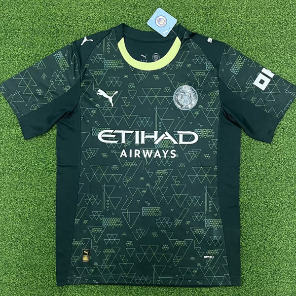 25/26 Man City Fourth Fans Soccer Jersey