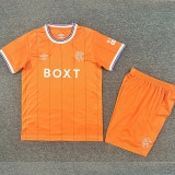 25/26 Rangers fourth Kids Soccer Jersey