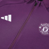 25/26 Man Utd Dark Purple Jacket Tracksuit