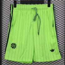 25/26 Celtic Retro Edition Green Player Version Shorts Pants