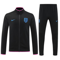 26/27 England Black Jacket Tracksuit