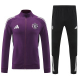25/26 Man Utd Dark Purple Jacket Tracksuit