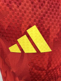 26/27 Belgium Home Player Version Long Sleeve Soccer Jersey