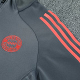 25/26 Bayern Light Grey Jacket Tracksuit