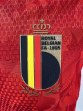 26/27 Belgium Home Player Version Long Sleeve Soccer Jersey