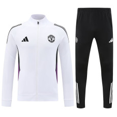 25/26 Man Utd White Jacket Tracksuit