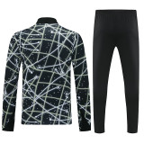 25/26 CHE Black Starry Sky Retro Edition Half Pull Tracksuit (半拉链)