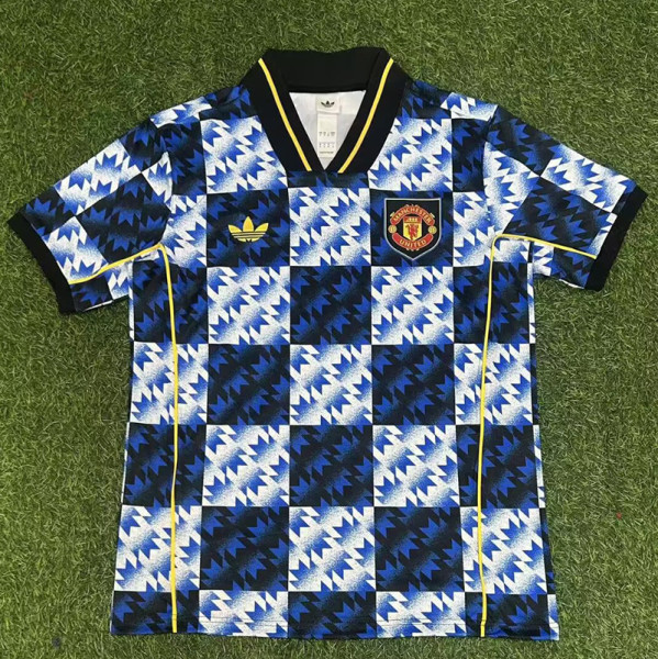 25/26 Man Utd Retro Special Edition Puzzle Fans Soccer Jersey