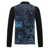 25/26 INT Snake Pattern Black Half Pull Tracksuit  (半拉链)