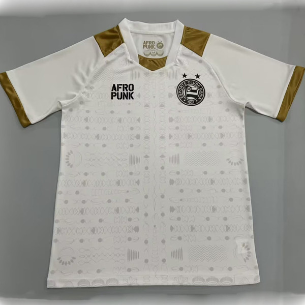 25/26 BaHia Special Edition White Fans Soccer Jersey
