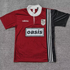 1996 OASIS Red Retro Soccer Jersey