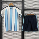 26/27 Argentina Home Kids Soccer Jersey(带胸前章)