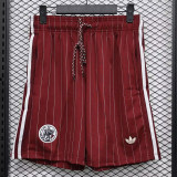 25/26 Ajax Red Player Version Shorts Pants球员