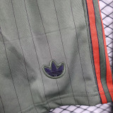 25/26 Newcastle Grey Green Player Version Shorts Pants