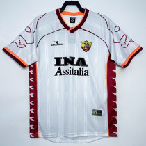1999/2000 Roma Away Retro Soccer Jersey