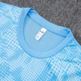 25/26 Man City Light Blue Inkjet Training Short Suit#D25219