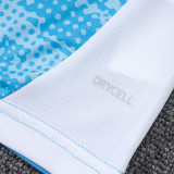 25/26 Man City Light Blue Inkjet Training Short Suit#D25219