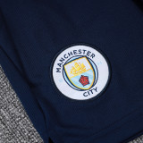 25/26 Man City Light Blue Inkjet Training Short Suit#D25219