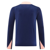 26/27 France Royal Blue Half Pull Tracksuit  (半拉链)