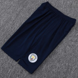 25/26 Man City Light Blue Inkjet Training Short Suit#D25219