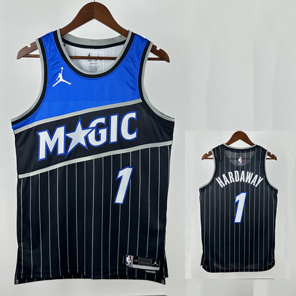 25/26 Magic HARDAWAY #1Black Flying Man Limited Top Quality Hot Pressing NBA Jersey