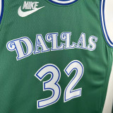 25/26 Dallas Mavericks FL AGG #32 Green Royal EditionTop Quality Hot Pressing NBA Jersey
