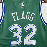 25/26 Dallas Mavericks FL AGG #32 Green Royal EditionTop Quality Hot Pressing NBA Jersey