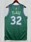 25/26 Dallas Mavericks FL AGG #32 Green Royal EditionTop Quality Hot Pressing NBA Jersey