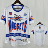 25/26 Nuggets White MN Retro Edition Short Shirts